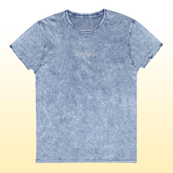 camiseta vaquera azul vivirenmanada unisex