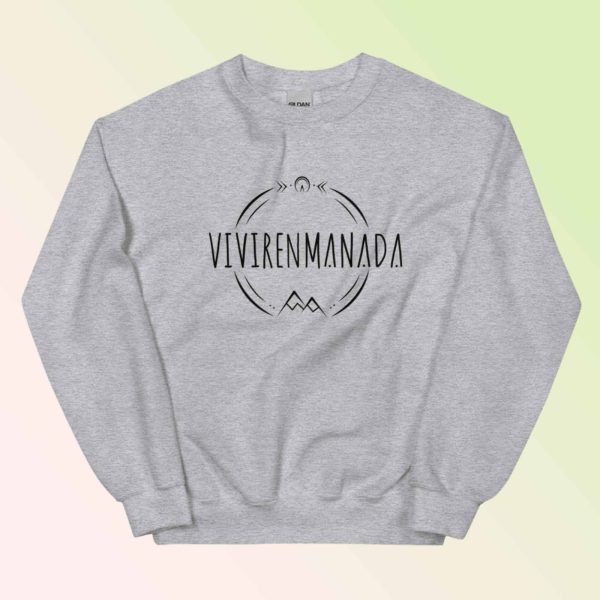 sudadera vivirenmanada unisex