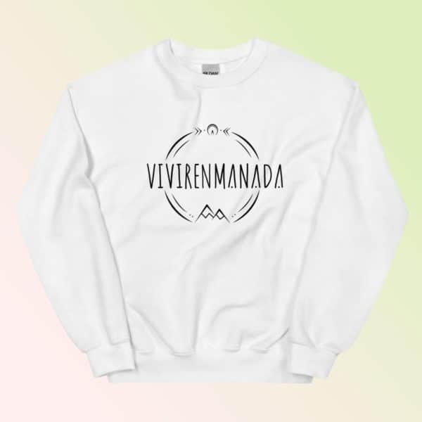 sudadera vivirenmanada unisex