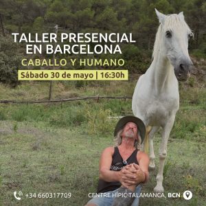 taller caballo y humano 30 de mayo, actividades con caballos cerca de Manresa, Terrassa y Barcelona