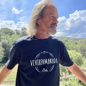 camiseta vivirenmanada negra