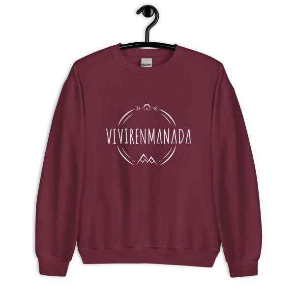 Sudadera vivirenmanada sin capucha - Imagen 2
